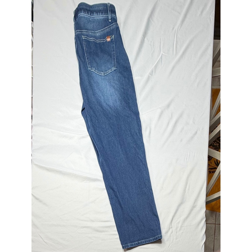 Halara Womens High Waisted Blue Straight Leg Denim Jeans Size Large Regular - Picture 2 of 4